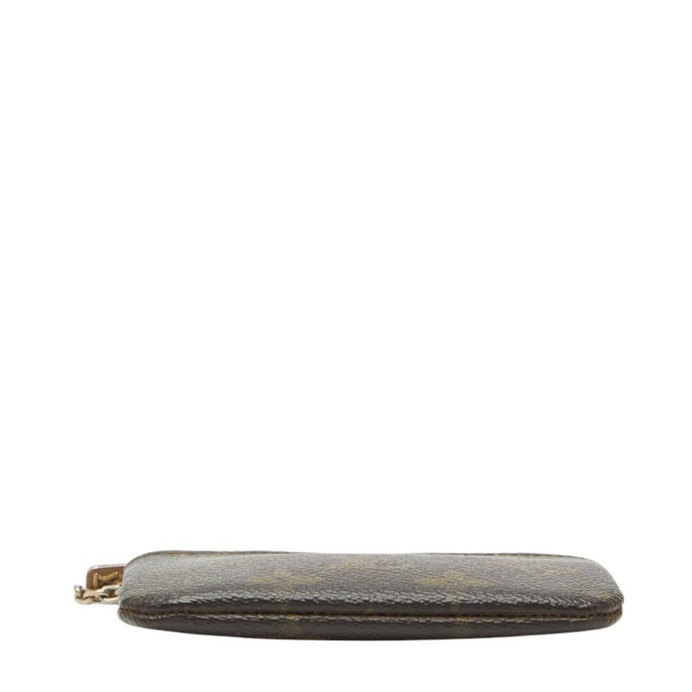 Louis Vuitton Monogram Pochette Clé Wallet/Coin Purse M62650 Brown Leather Wo... - Picture 3 of 9